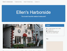 Tablet Screenshot of ellensharborside.com